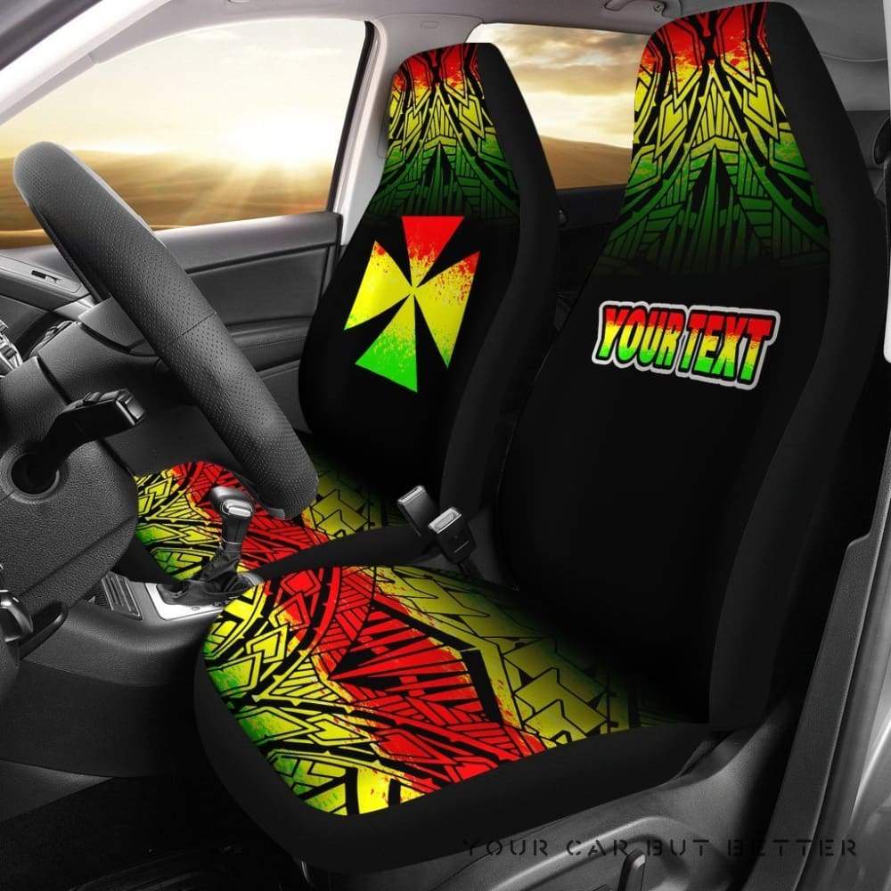 Wallis And Futuna Car Seat Covers Custom Fog Reggae Style