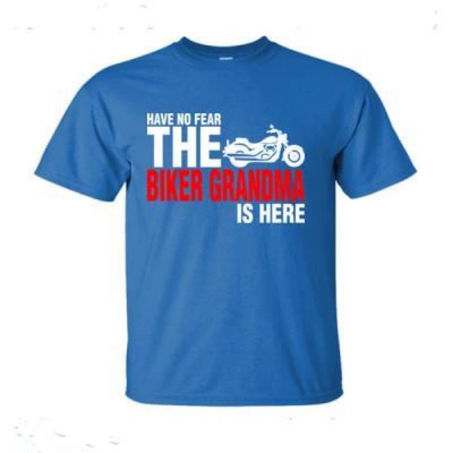 AGR Have No Fear The Biker Grandma Is Here – Ultra-Cotton T-Shirt