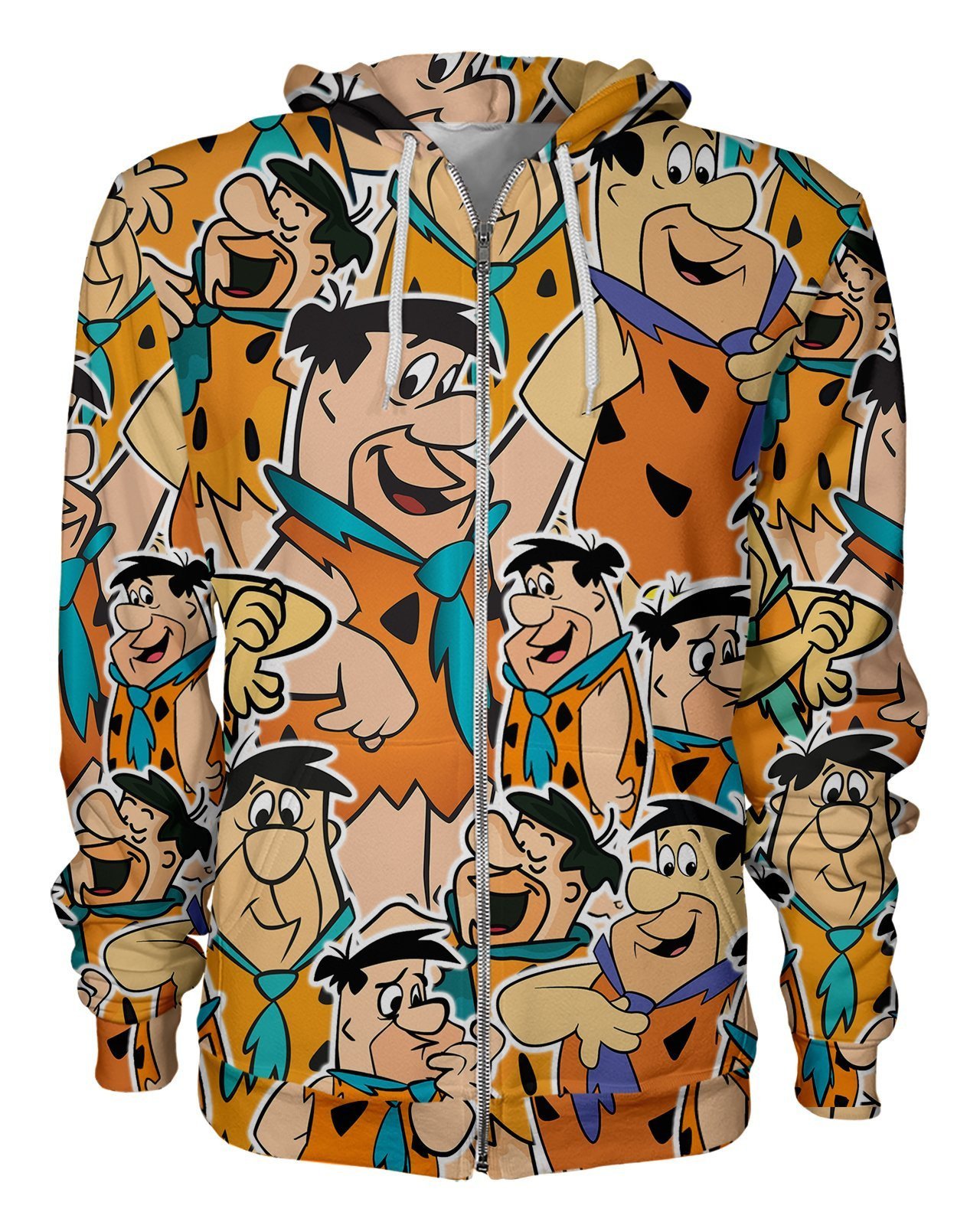 Fred Flintstone Zip Hoodie