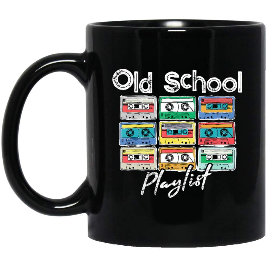 Cassette Tape Music 80s Old School Playlist Vintage Eighties Coffee Mug