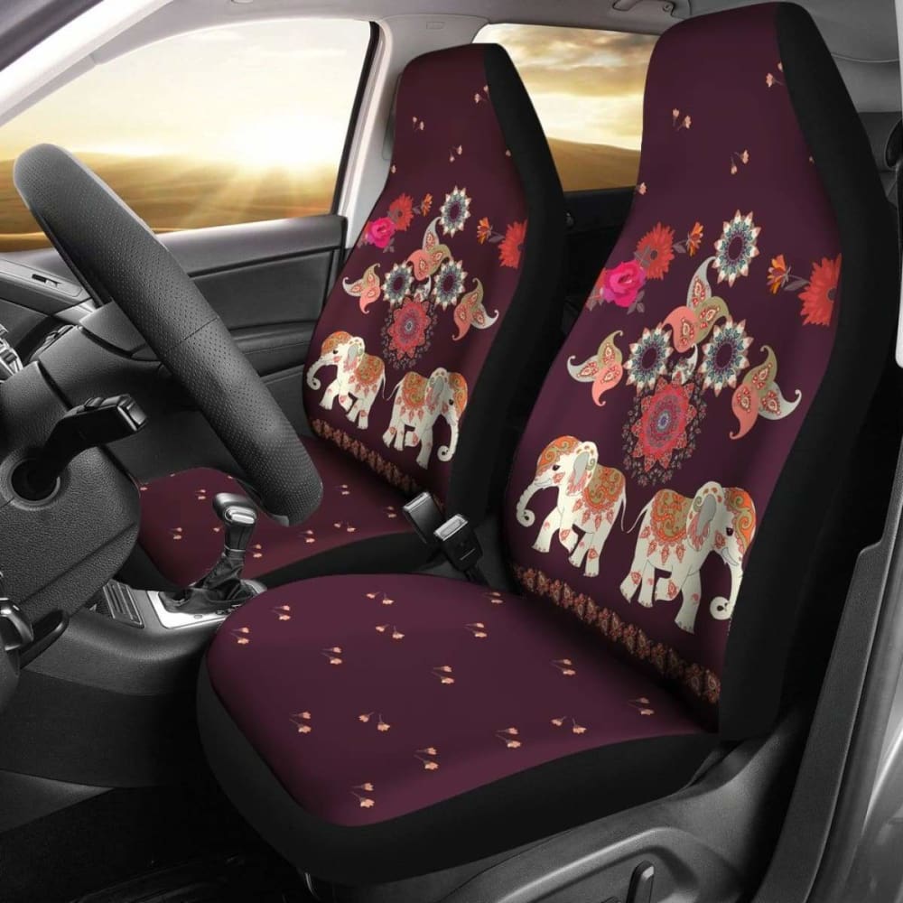 Yoga Elephant Car Seat Cover 202820