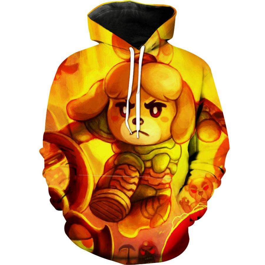 Animal Crossing Dog Hoodie – Animal Crossing 3D Hoodie