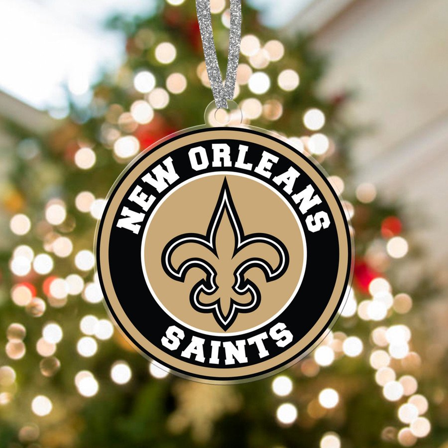 New Orleans Saints Football Team Logo Ornament