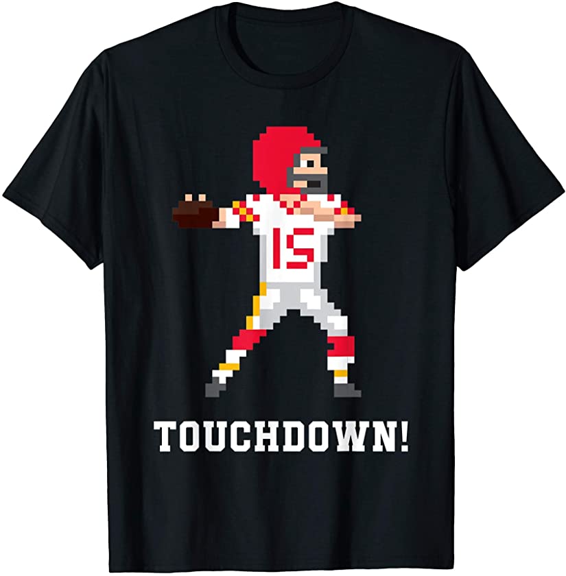 Retro Video Game Touchdown – Kansas City Football T-Shirt