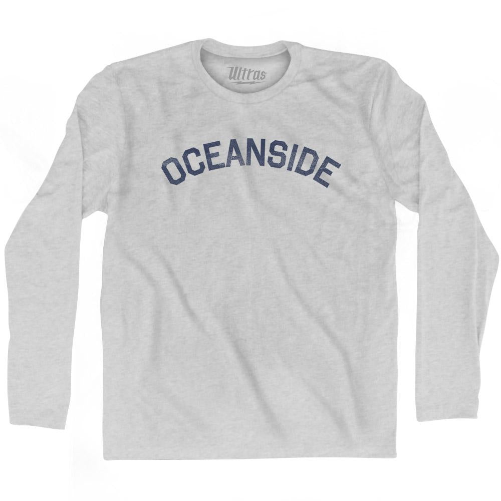 California Oceanside Adult Cotton Long Sleeve Vintage T-shirt