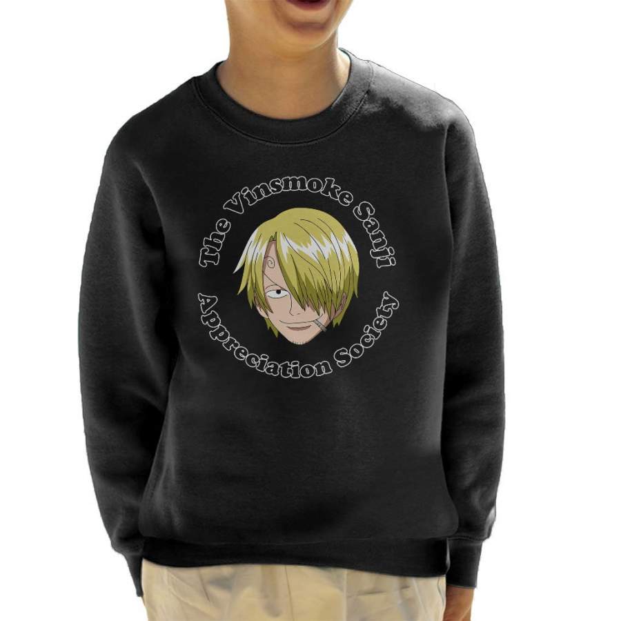 The Vinsmoke Sanji Appreciation Society One Piece Kid’s Sweatshirt