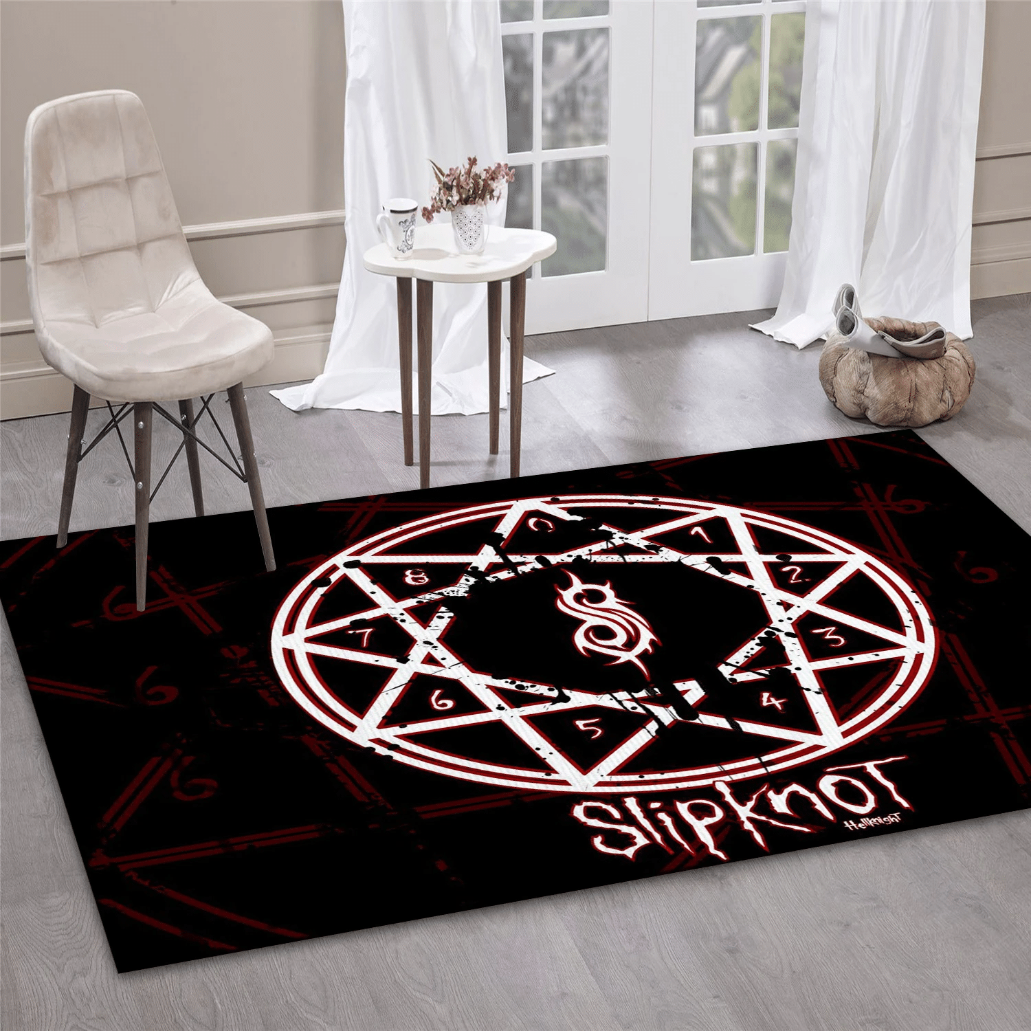 Slipknot Hellknight Music Area Rug For Christmas, Living Room  Rug – Christmas Gift Us Decor