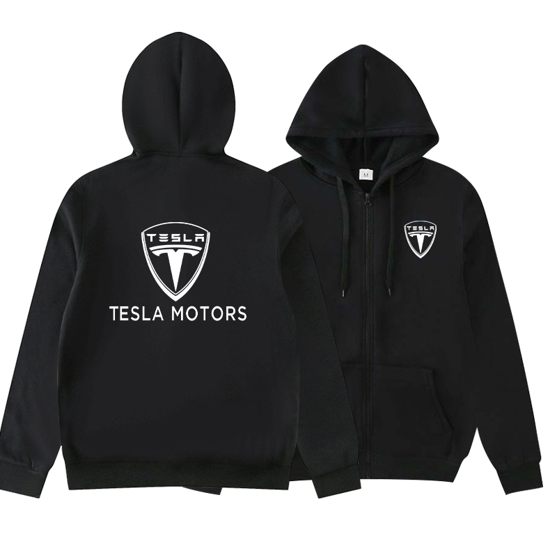 2022NEW for TESLA Sweatshirt Hoodies Men Fashion Coat Pullover Fleece Pullover Unisex Man Sweatshirts alx