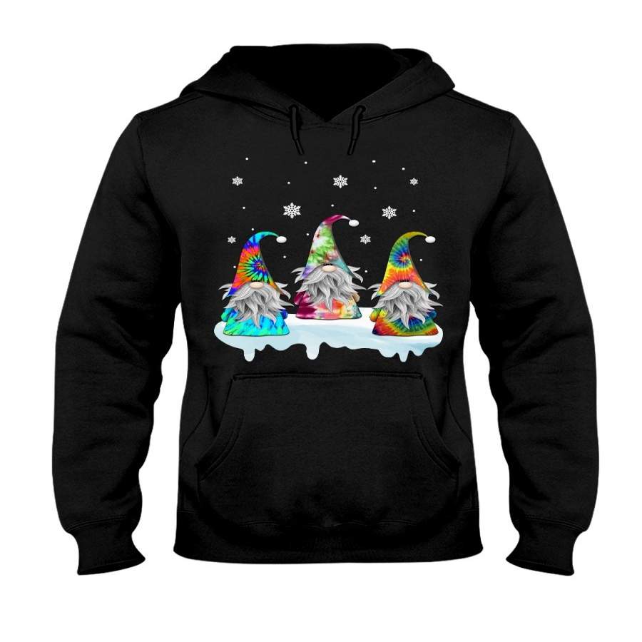 Hippie Gnomes Funny Snow Christmas Gift Hoodie