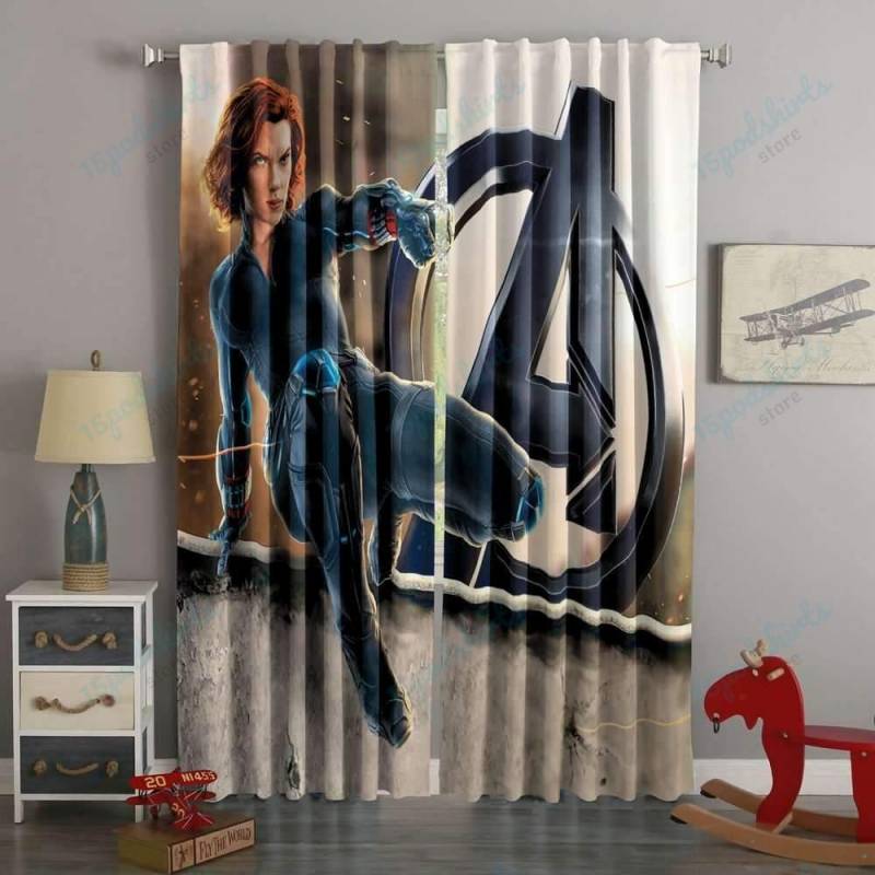 3D Printed Avengers Age Of Ultron Style Custom Living Room Curtains