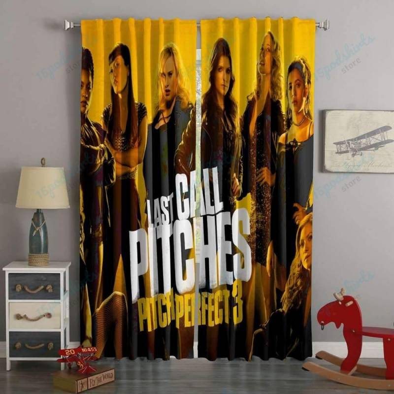 3D Printed Pitch Perfect 3 Style Custom Living Room Curtains