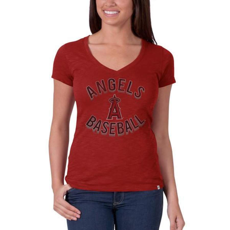 LOS ANGELES ANGELS V NECK ’47 SCRUM TEE