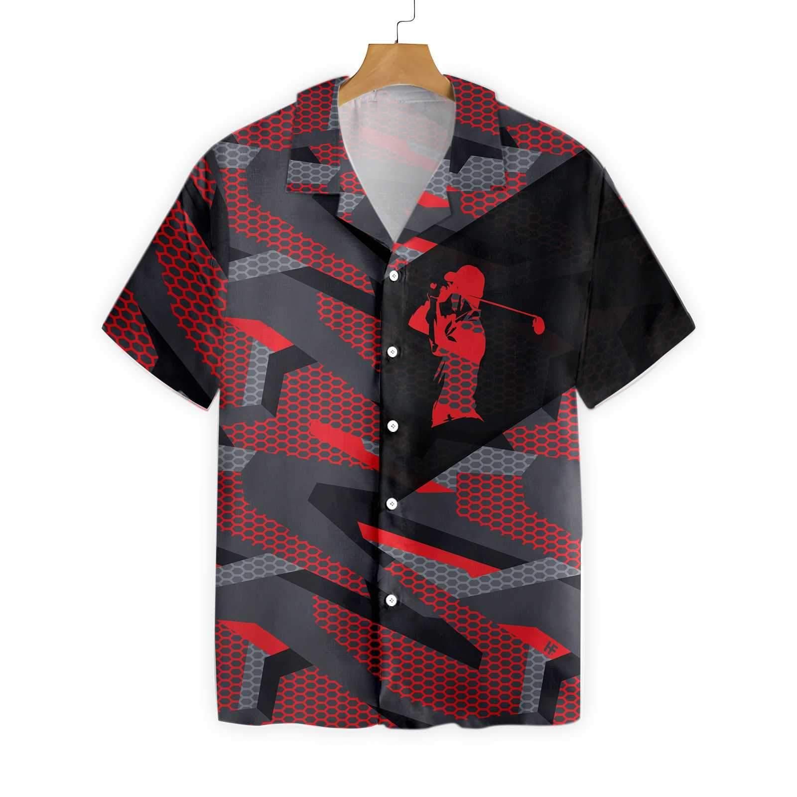 Geometric Seamless Pattern Golf 1801 Hawaii Shirt Ha80417