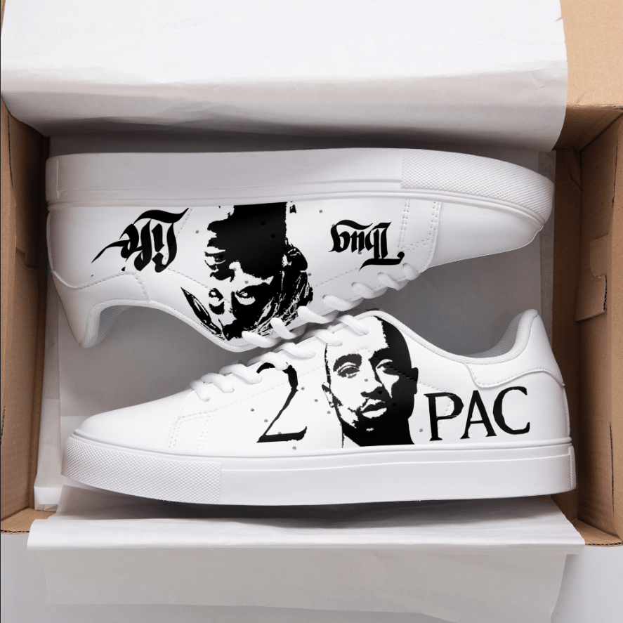 2Pac 3D Over Printed Shoes Ver H3