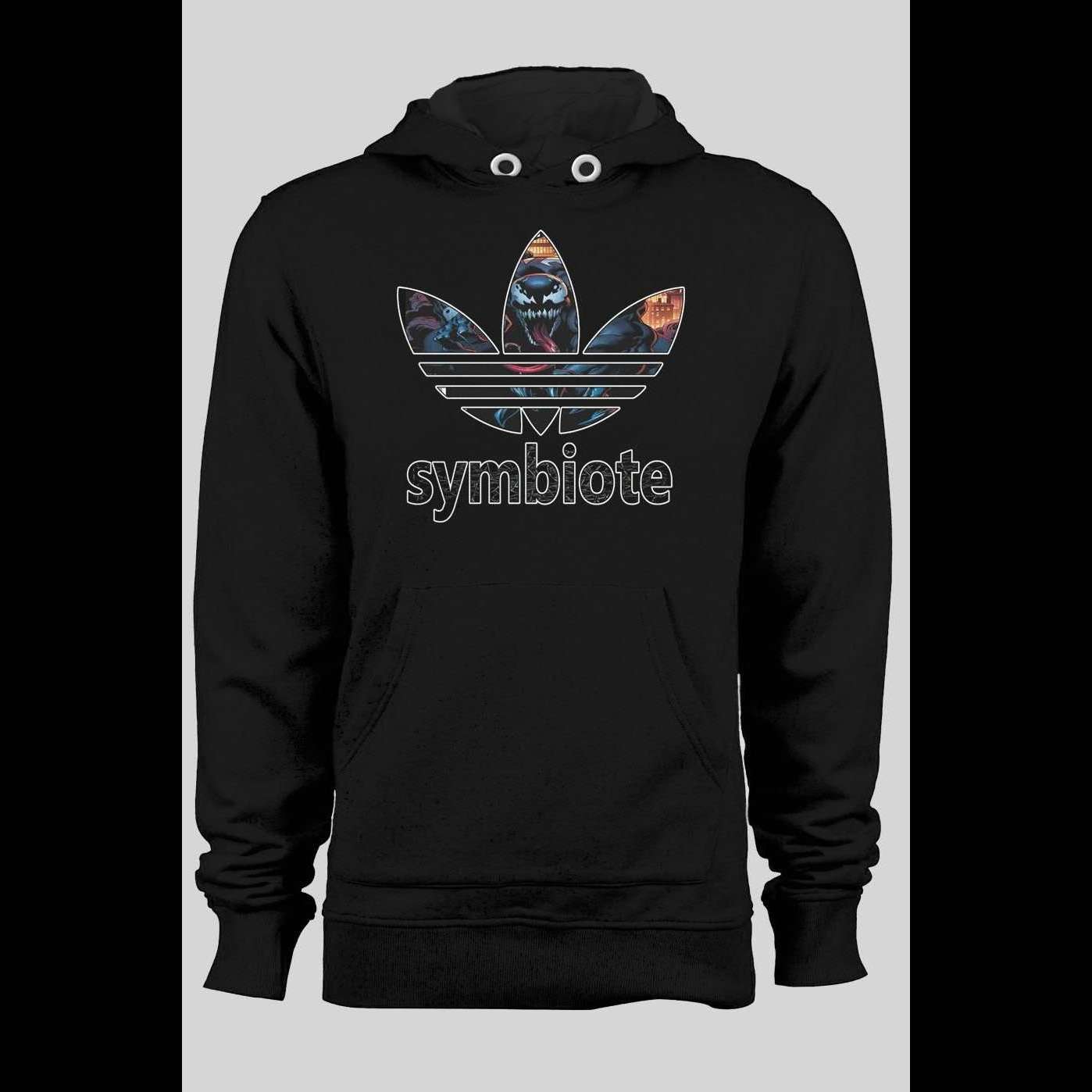 SPORTS WEAR PARODY VENOM SYMBIOTE MASH UP CUSTOM ART WINTER HOODIE