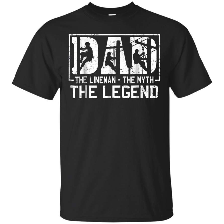 AGR Dad The Lineman The Myth The Legend Shirt Jaq T-shirt