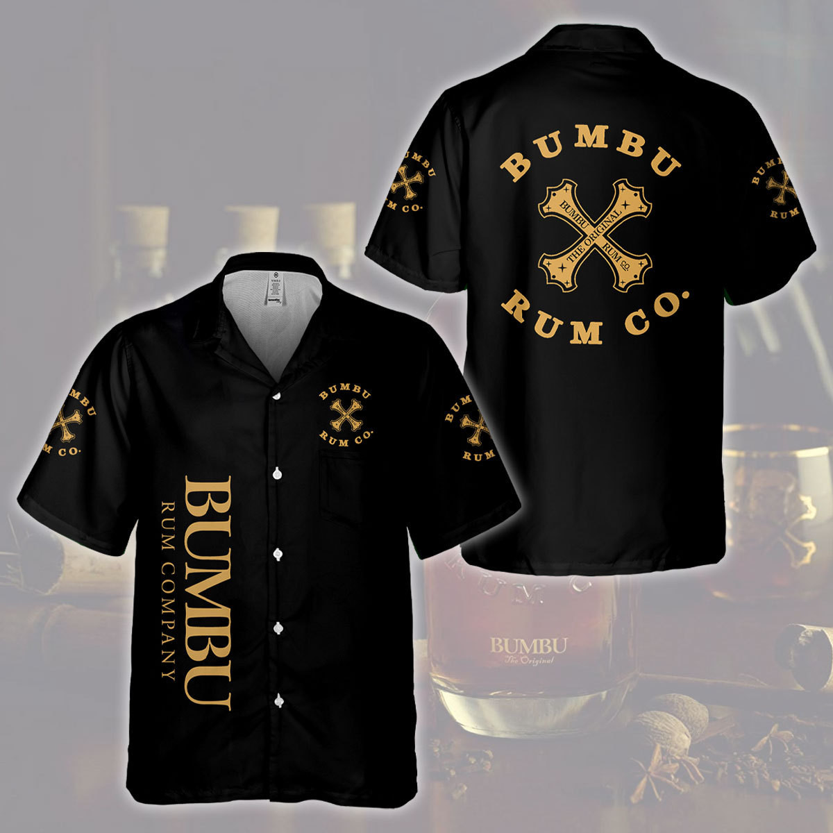 Bb Rum Hawaii Shirt Ha8858