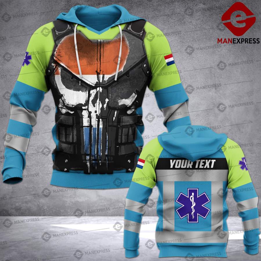 ARMOR LMT CUSTOMIZED DUTCH EMS – PARAMEDIC NETHERLANDS 3D HOODIE VLIN