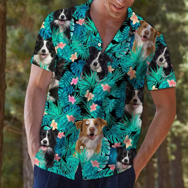 Artsyhomes Collie Tropical Hawaiian Ha98220