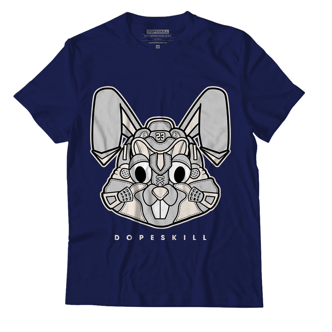 Jordan 1 Hi ’85 Georgetown Dopeskill T-Shirt Sneaker Rabbit Graphic