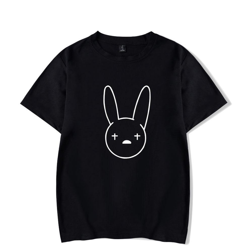 Bad Bunny T-Shirt Crew Neck Top Short Sleeve For Adult