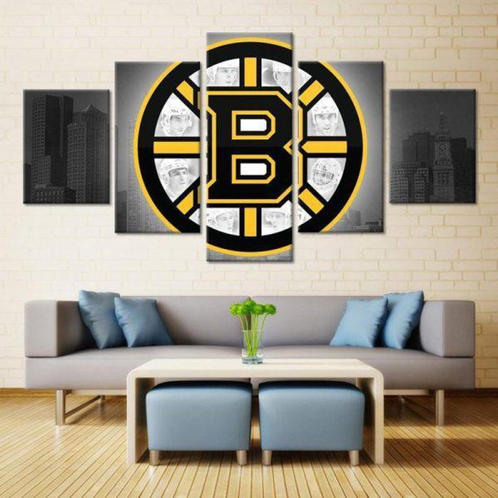 Boston Bruins Wall Art Painting Canvas Poster Free Shipping 3638