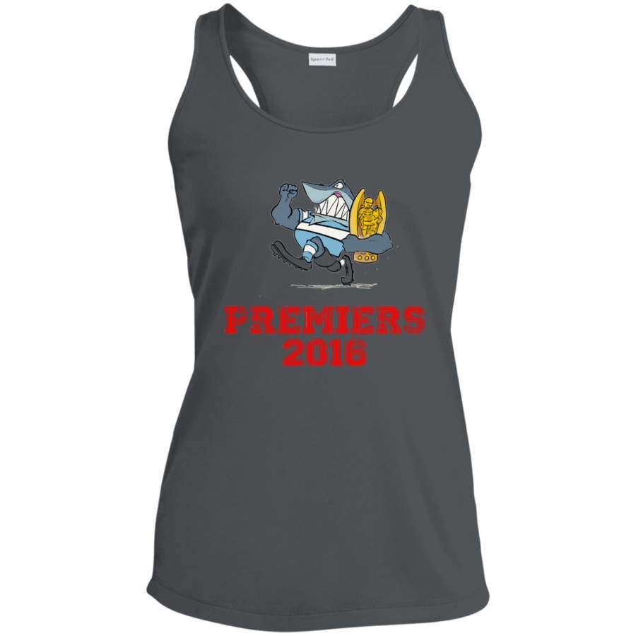 Sharks Premiers 2016 Ladies Racerback Moisture Wicking Tank