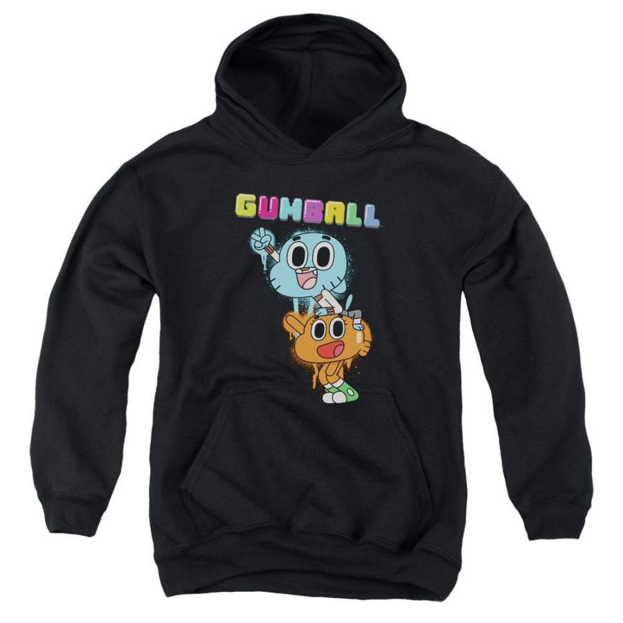 The Amazing World Of Gumball Gumball Spray Youth Hoodie (Ages 8-12)