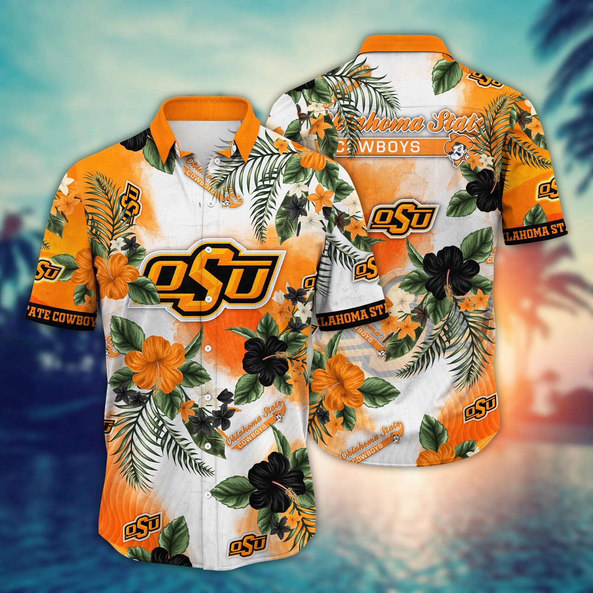 Oklahoma State Cowboys NCCA Hawaiian Shirt Warmthtime Aloha Shirt