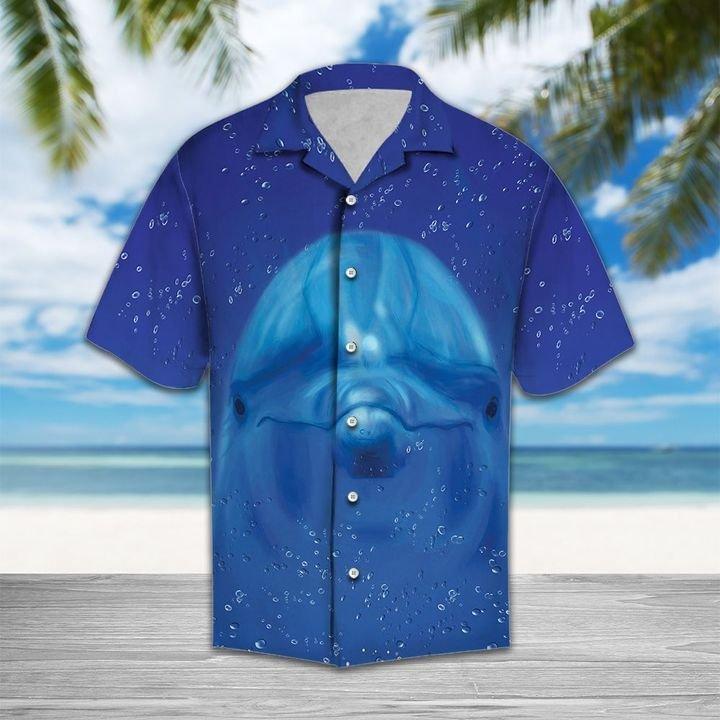 Dolphin Hawaiian Shirt Pre13242