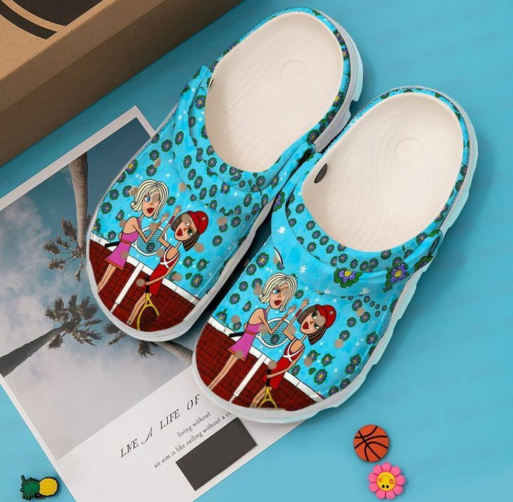 Tennis Friends 102 Gift For Lover Rubber Crocs Clog Shoes Comfy Footwear