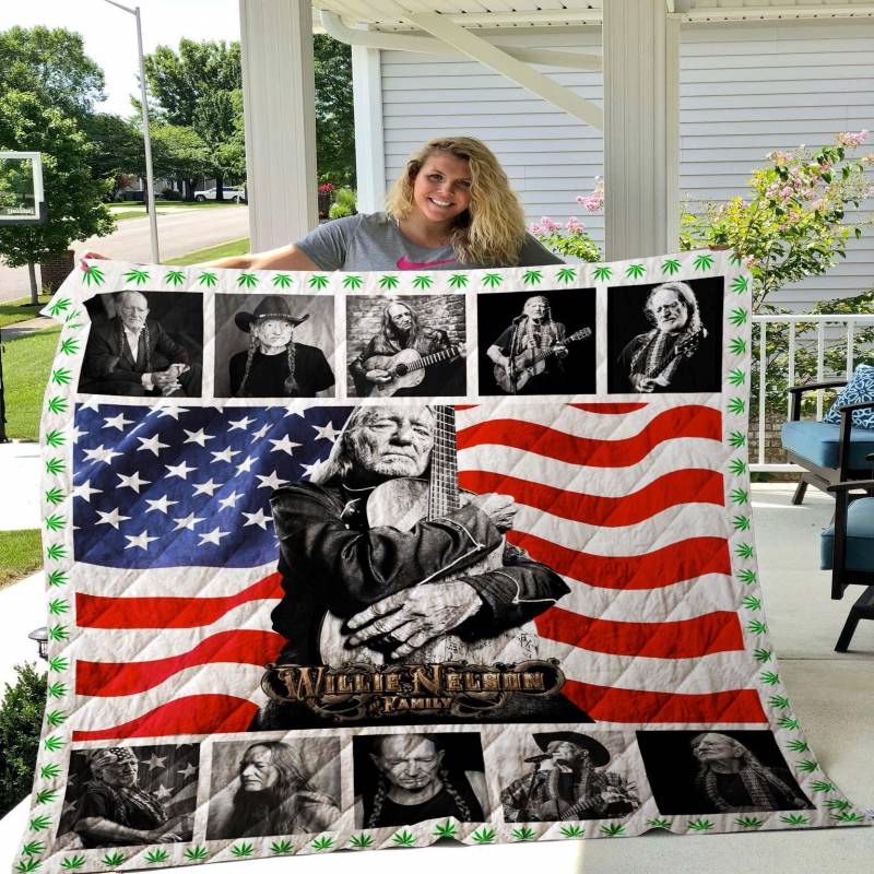 Willie Nelson Quilt Blanket New