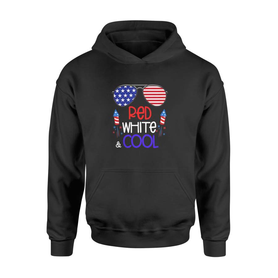 4th Of July Red White And Cool Patriotic Stars Stripes T-Shirt – Standard Hoodie