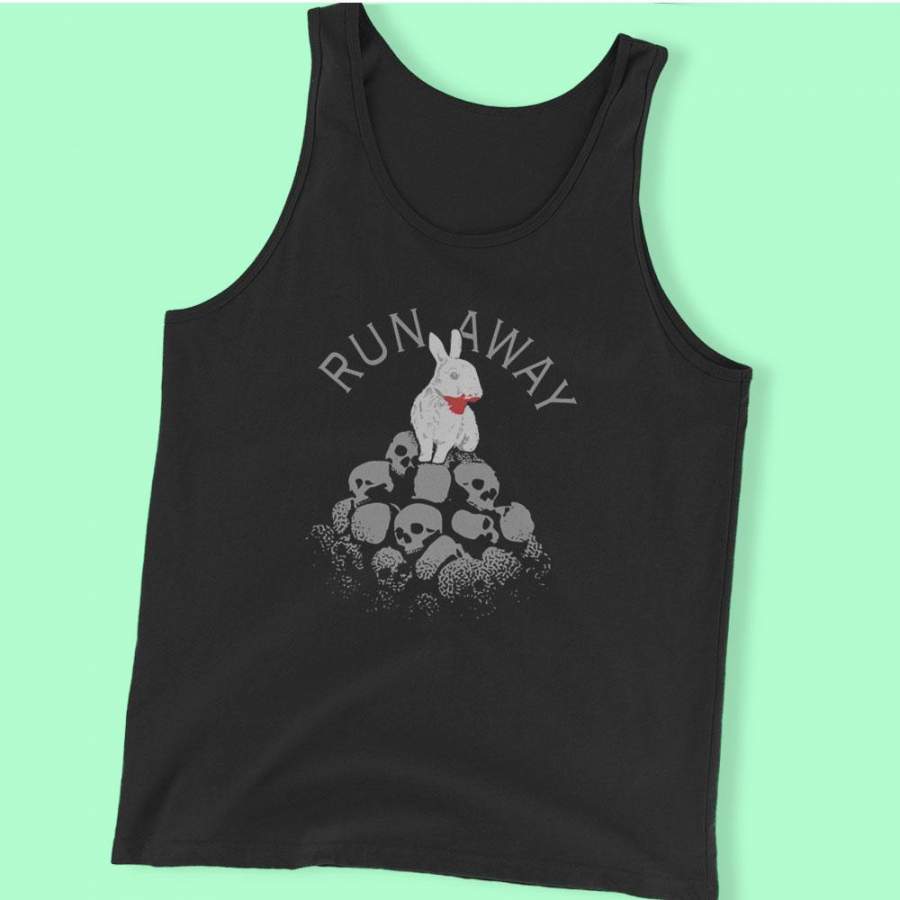 Run Away Killer Bunny Men’S Tank Top