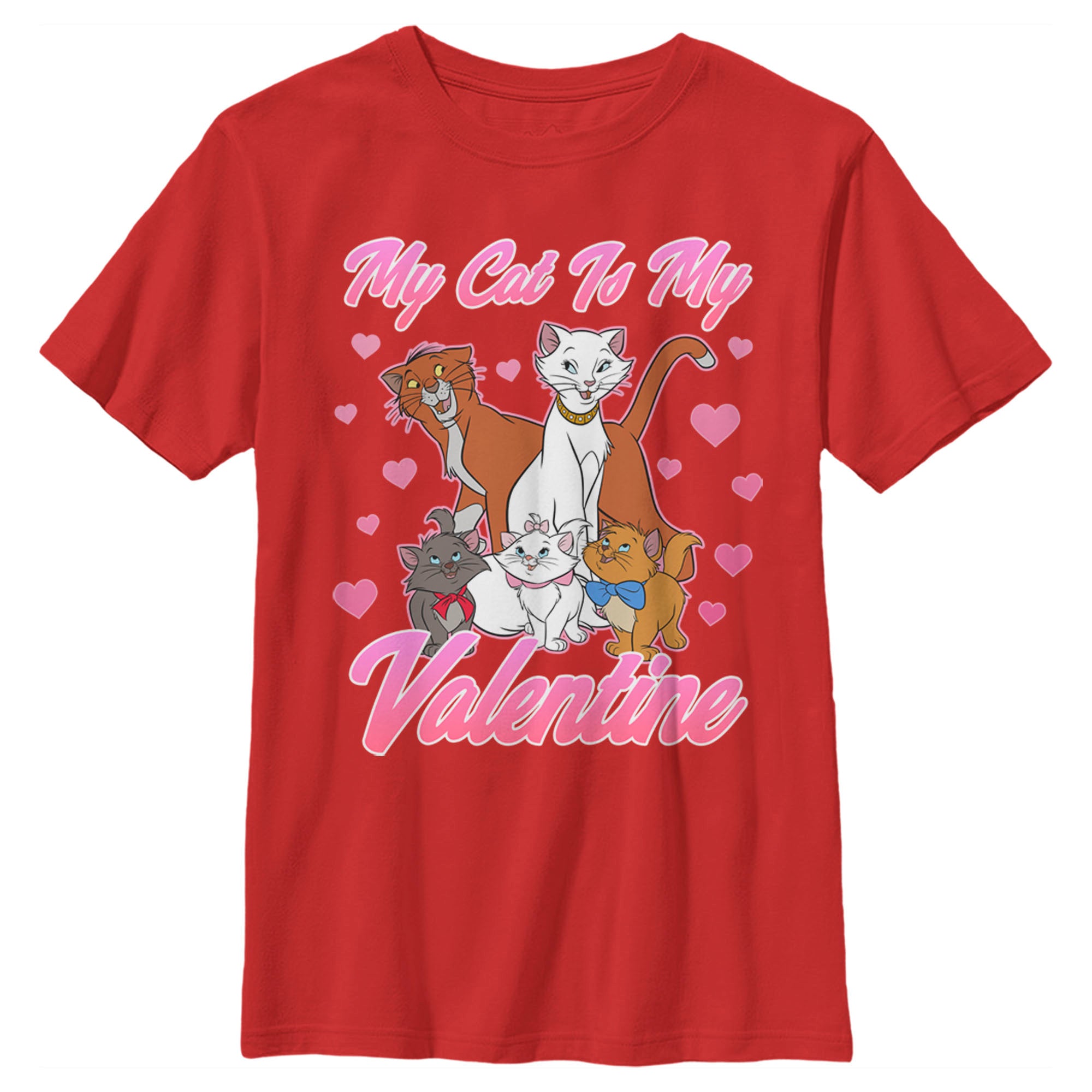 Boy’S Aristocats My Cat Is My Valentine T-Shirt