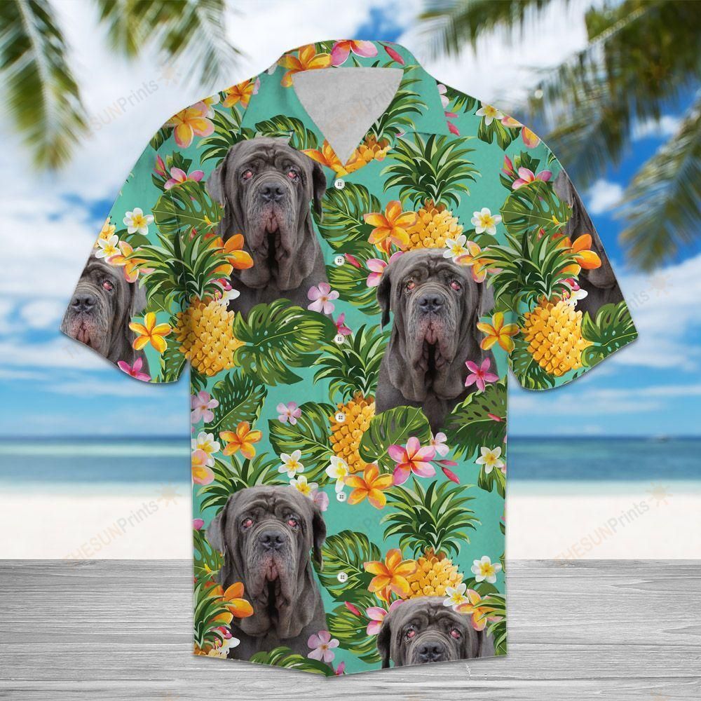 Tropical Pineapple Neapolitan Mastiff Hawaiian Shirt Ha3608