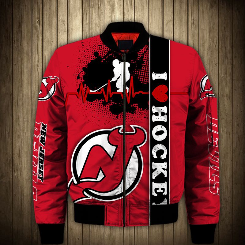 Men’S New Jersey Devils Jacket 3D