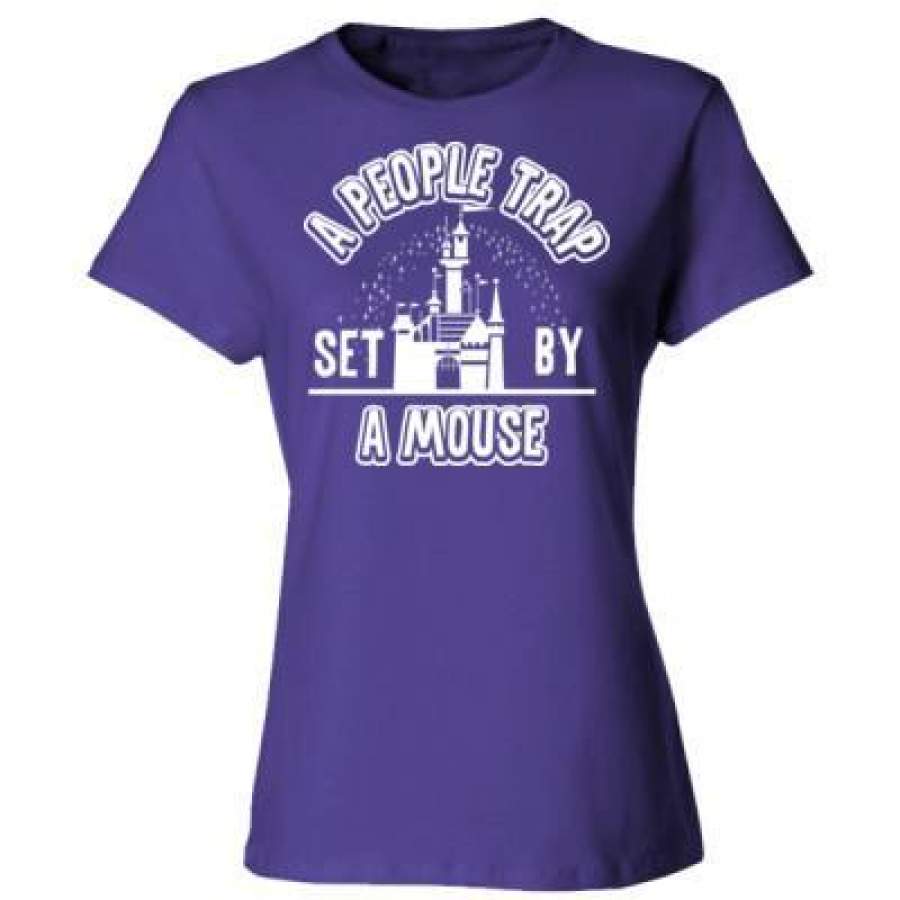 AGR A People Trap Set By A Mouse – Ladies’ Cotton T-Shirt