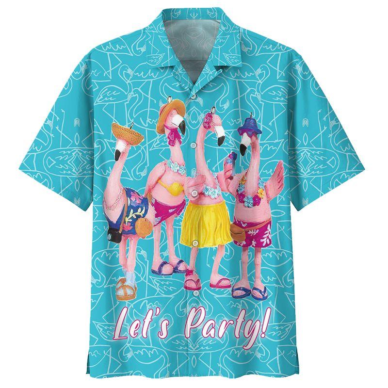 Flamingo Hawaii Shirt Short Ha65493