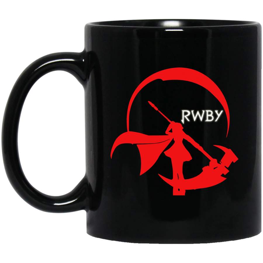 RWBY Ruby Rose Anime Black Mug