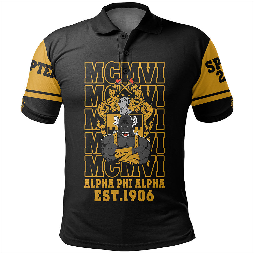 Wonder Print Shop Polo Shirt – Personalized Alpha Phi Alpha Mcm Style Polo Shirt