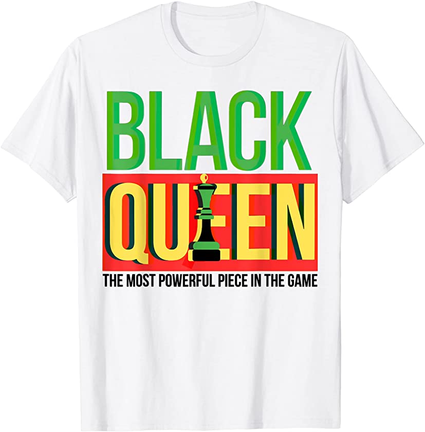 Black Queen Most Powerful Mother Black History Mother’s Day T-Shirt