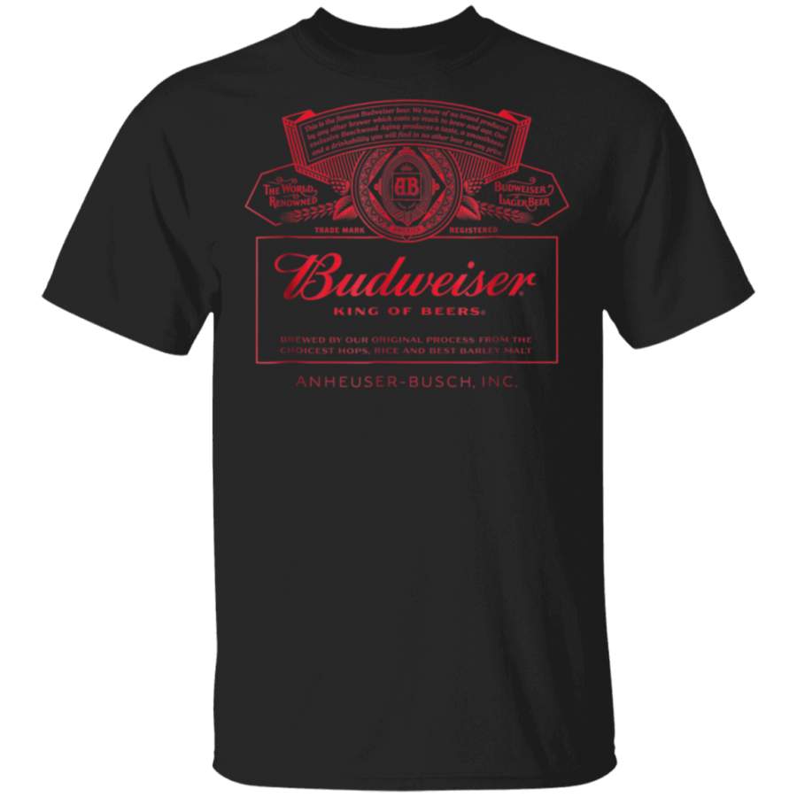 Budweiser Can Label T-Shirt