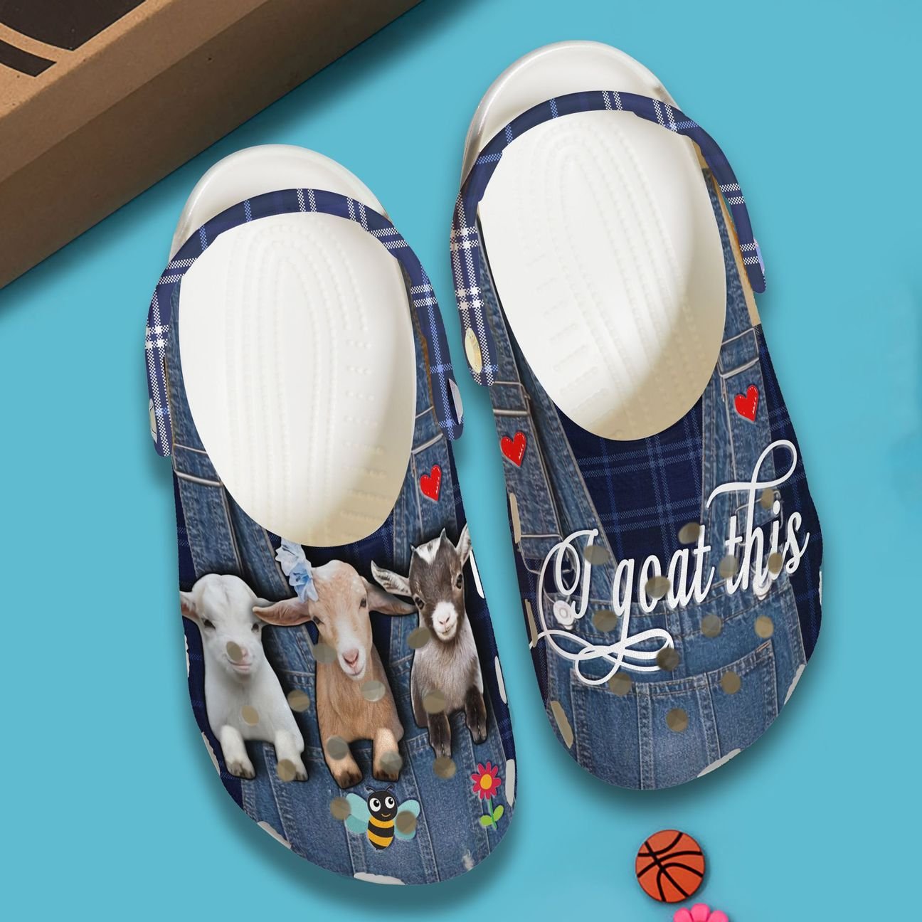 Goat Personalized Clog, Custom Name, Text, Color, Number Fashion Style For Women, Men, Kid, Print 3D I Goat This