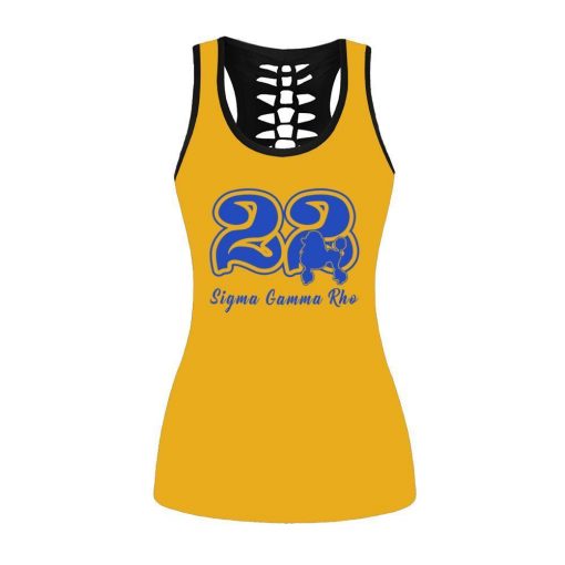 Sigma Gamma Rho 1922 Blue Poodle Tank-Top And Legging 3D All Over Print