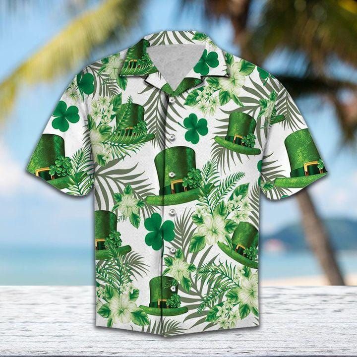 Felacia Ireland Green Hat Matching Friends Tropical Unisex Hawaiian Shirts Ha110019