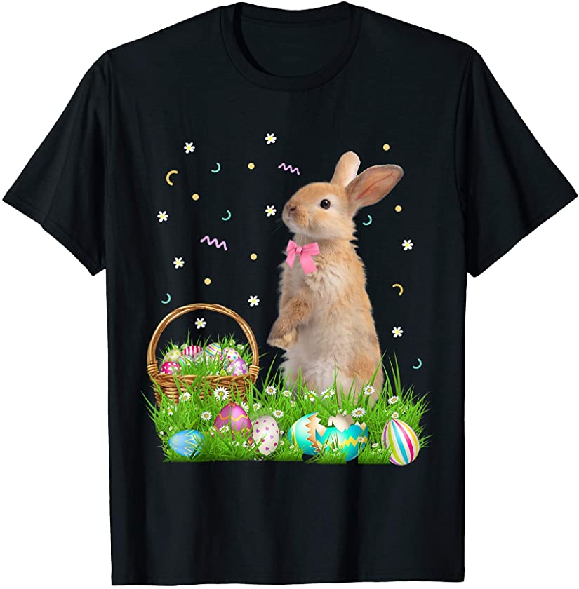 Cute Rabit Easter Day Bunny Eggs Easter Costume Gift Mens T-Shirt