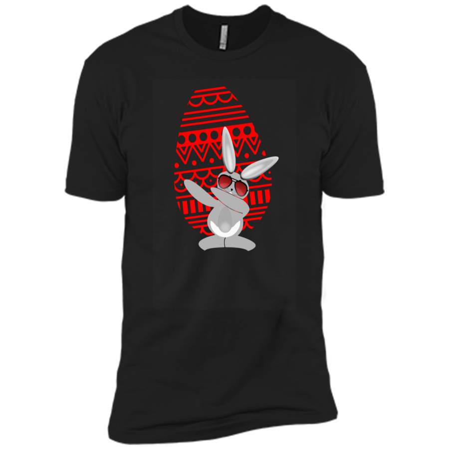 Dabbing Hip Hop Bunny Easter Egg Shirt Dab Rabbit Dance Next Level Premium Short Sleeve Tee