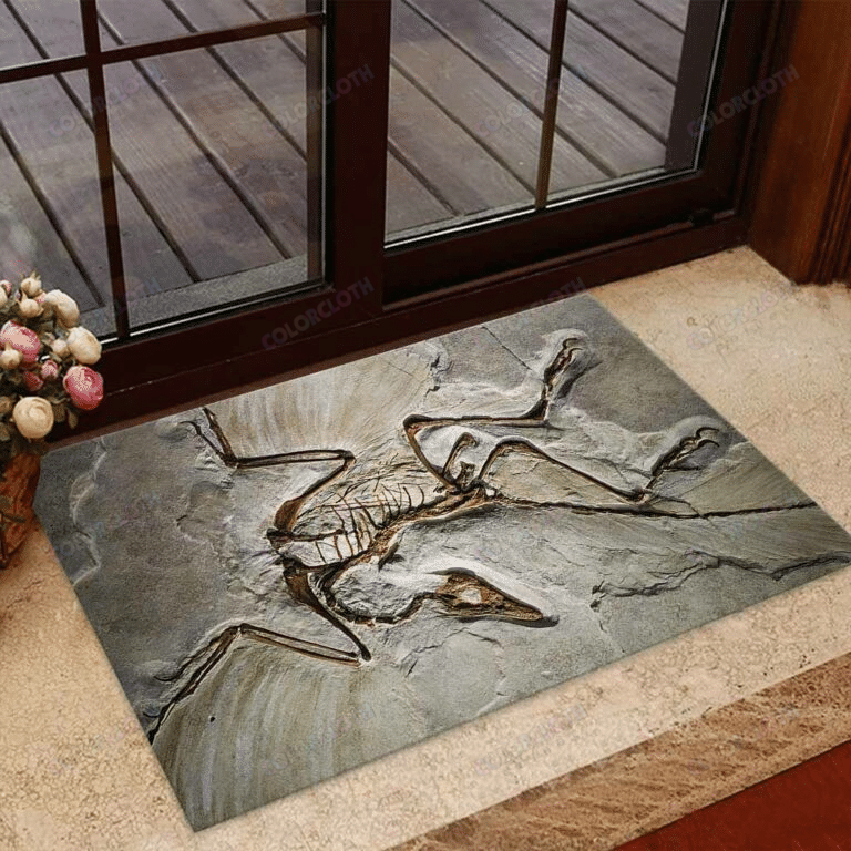 Dinosaur 3D Pattern Print Doormat Tv057156