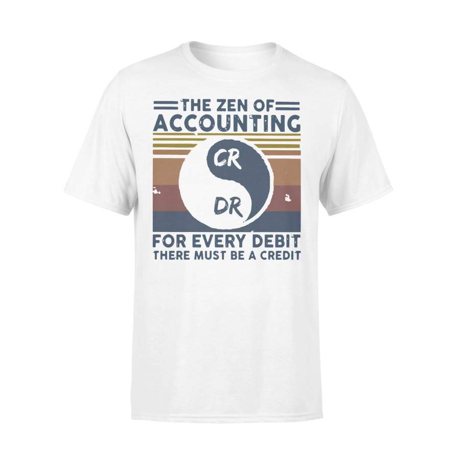 The Zen Of Accounting For Every Debit There Must Be A Credit Vintage T-shirt